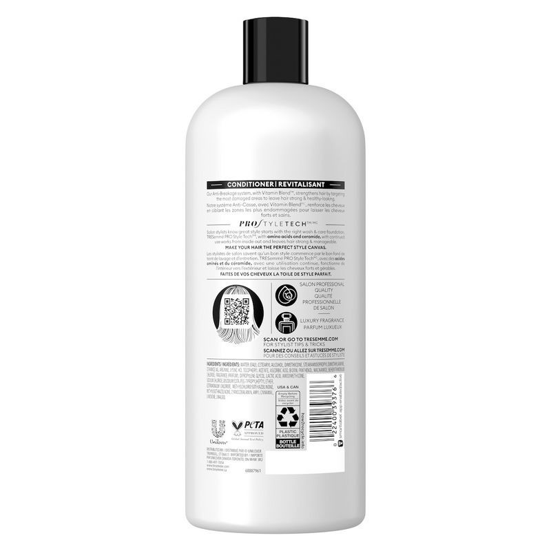 【TRESemme 翠絲蜜】沙龍級潤髮乳-防止頭髮斷裂(28oz/828ml)【4495】-細節圖2
