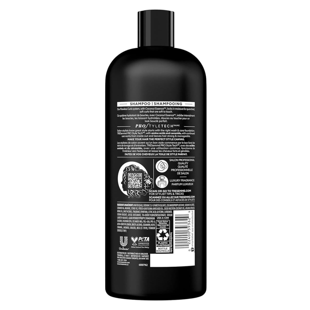 【TRESemme 翠絲蜜】彈潤保濕洗髮精-椰子精華(28oz/828ml)【4492】-細節圖2