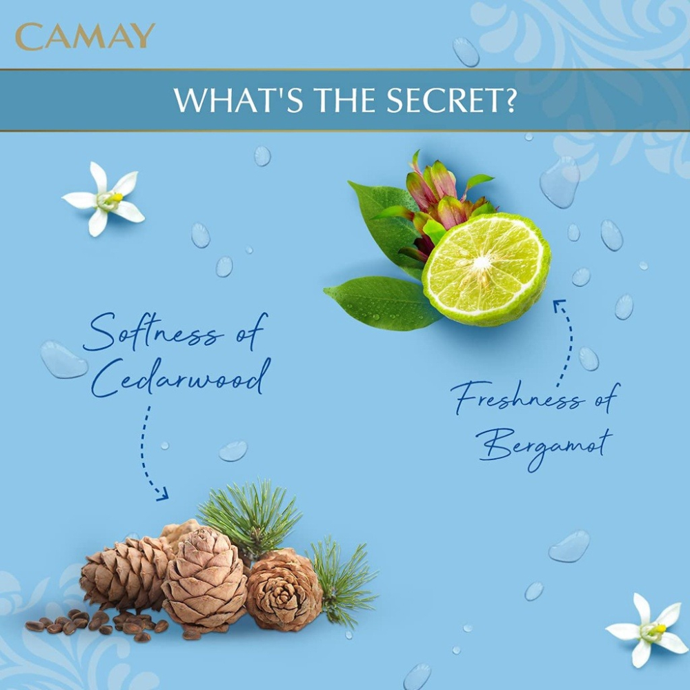 【CAMAY 佳美】潤膚香皂-NATUREL白色(125g)【1710】-細節圖3