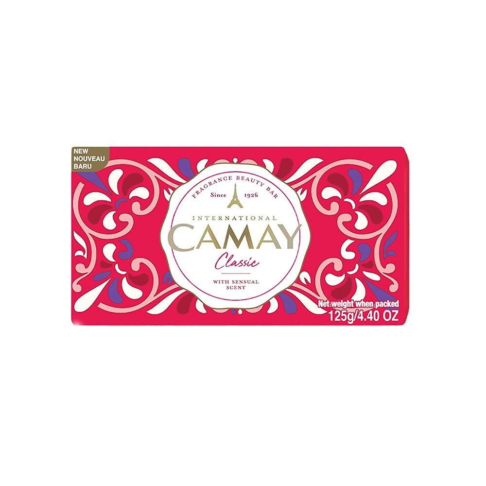 【CAMAY 佳美】潤膚香皂-CLASSIC紅色(125g)【1711】-細節圖2
