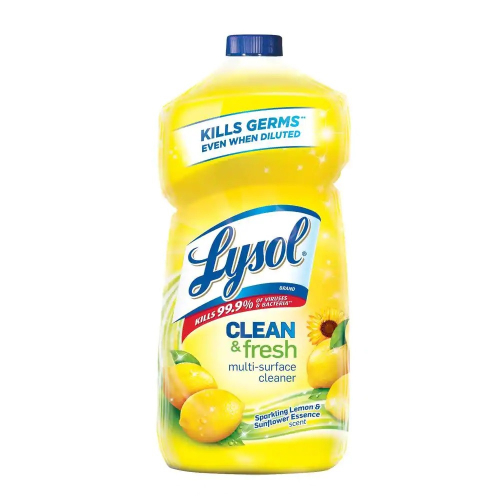【Lysol 來舒】多用途清潔劑-檸檬+向日葵(40oz/1210ml)【9962】