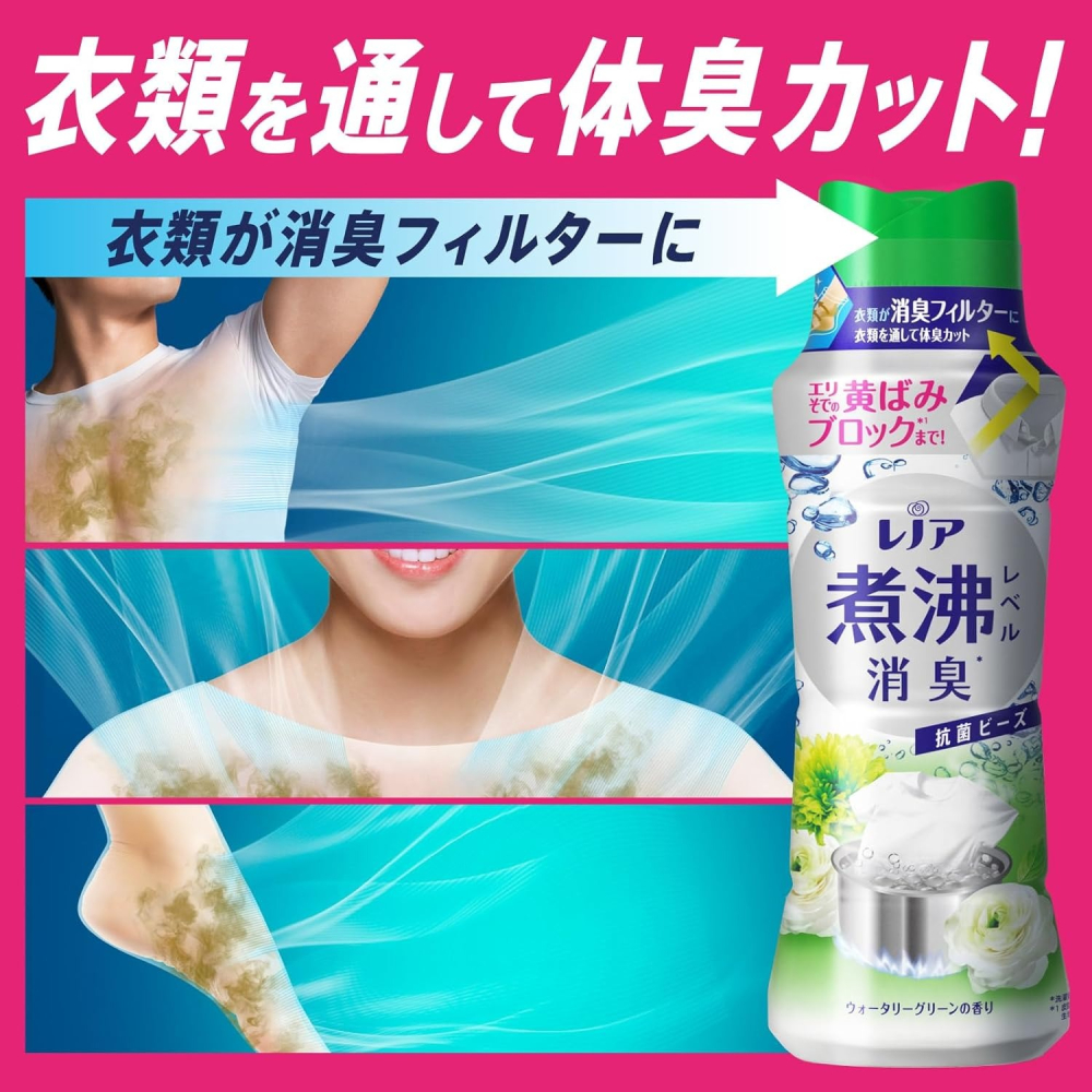 【P&G 寶僑】Lenor蘭諾 超消臭衣物芳香顆粒/香香豆-檸檬花香(420ml)【6423】-細節圖4