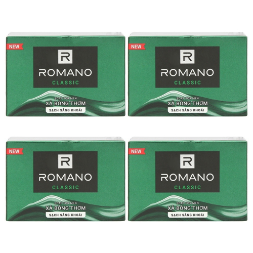 福利品【ROMANO 羅曼諾】男用體香香皂4入組-經典古龍香CLASSIC(90g*4入組)【NG-4355】