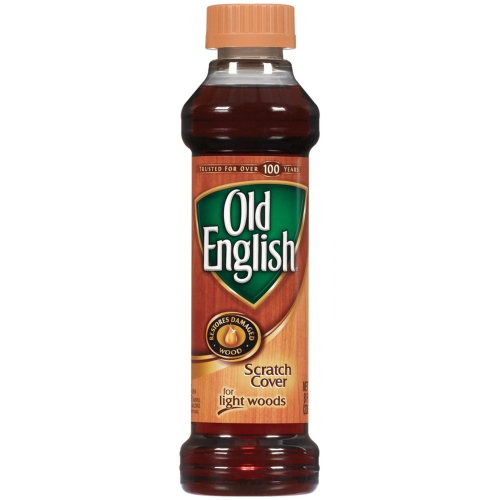 福利品【Old English 老英國】高級木質傢俱保養油-淺色木專用(8oz/236ml)【NG-5462】