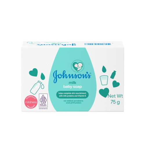 【Johnson s 嬌生】嬰兒潤膚香皂-牛奶(75g)【1223】