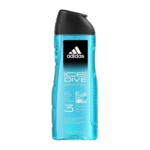 【adidas 愛迪達】三效潔顏洗髮沐浴乳-品味透涼(250ml)【6170】