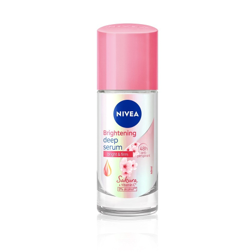 【NIVEA 妮維雅】止汗爽身乳液精華植萃-櫻花(40ml)【8850029029917】