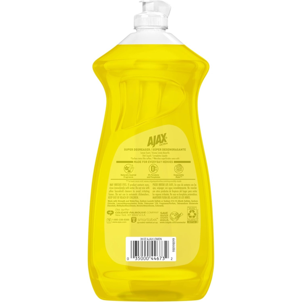 【Ajax】超效洗碗精-檸檬香(828ml)【4196】-細節圖2