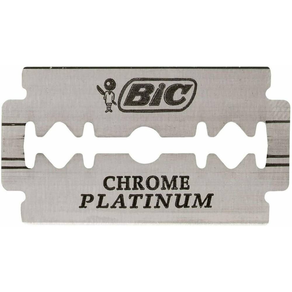 【BIC 比克】Chrome Platinum 雙面安全刮鬍刀片(5入)【5542】-細節圖3