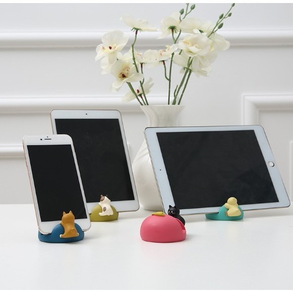 台灣現貨 日式萌寵喵星人手機支架-細節圖6