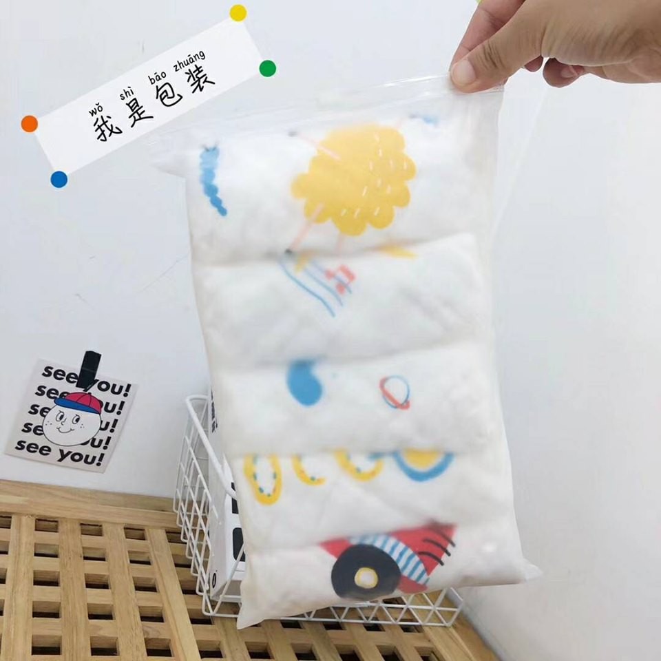 台灣現貨 30*30無敵可愛高密精梳六層純棉紗布巾🔥五條一組🌈紗布手帕💥紗布毛巾🌈六層紗-細節圖7