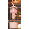 台灣現貨 創意茶漏大眼仔泡茶玻璃杯 隨手杯 花茶杯 泡茶杯 隨身水杯-規格圖9