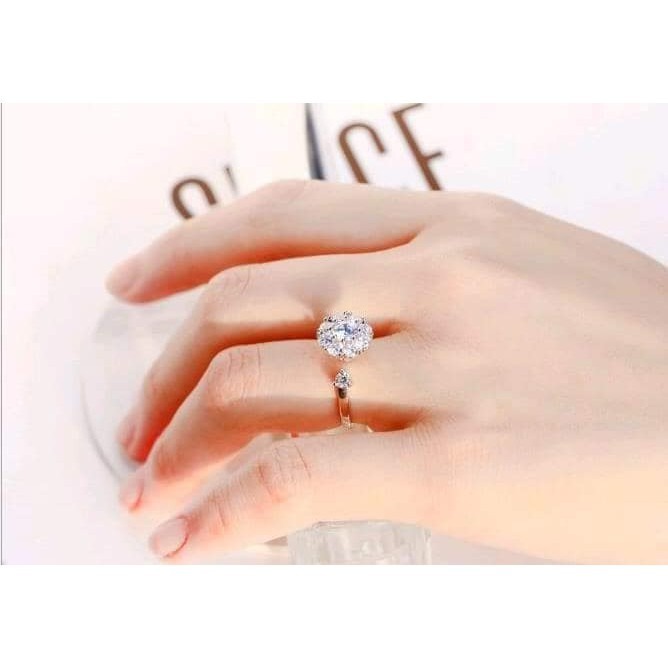 台灣現貨 美美的抖音爆款網紅💍時來運轉戒指 送鑽石戒指收納盒 旋轉戒指-細節圖2