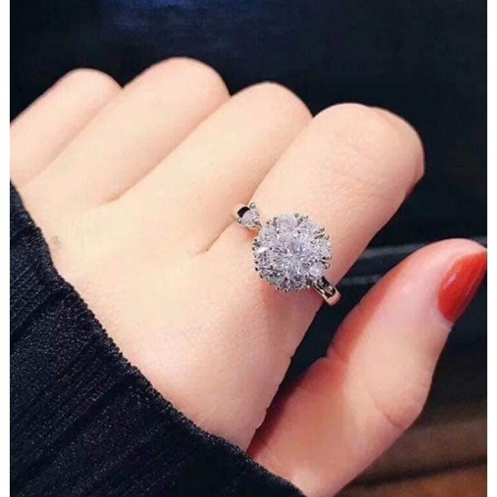 台灣現貨 美美的抖音爆款網紅💍時來運轉戒指 送鑽石戒指收納盒 旋轉戒指-細節圖3