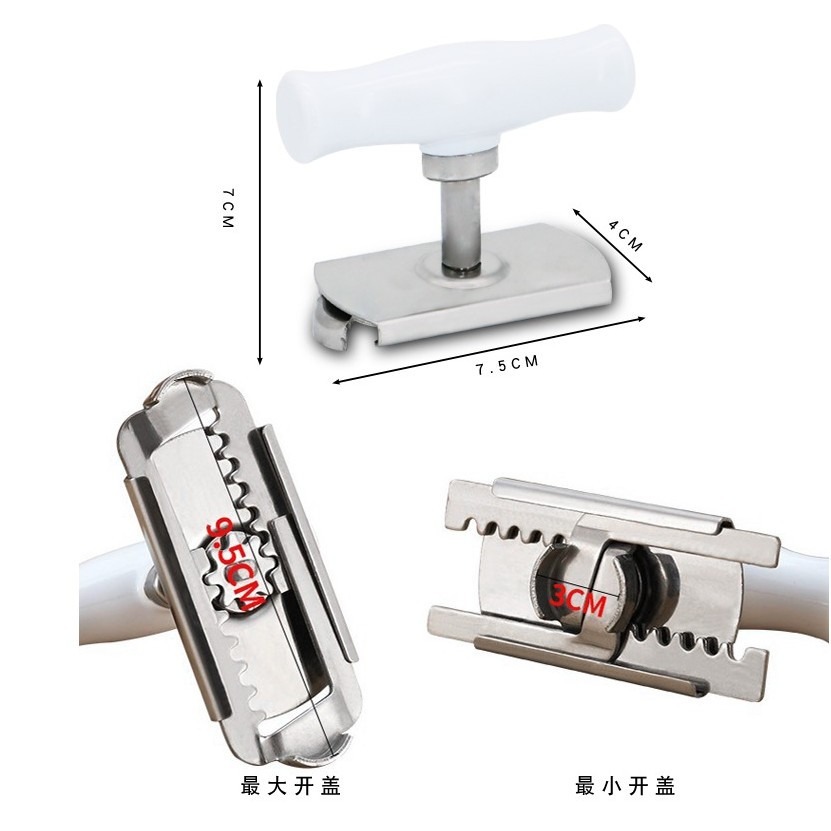 台灣現貨開罐神器 不銹鋼防滑開罐器 通用開瓶起子開蓋器 擰罐頭瓶蓋工具擰蓋神器 開罐器 玻璃罐頭開蓋神器 開瓶-細節圖3