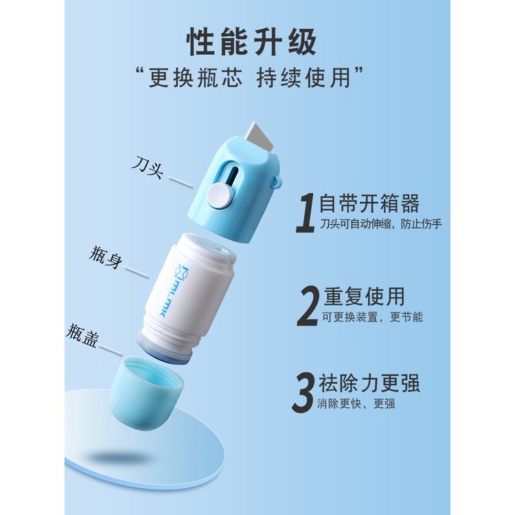 台灣現貨 ✅適用於感熱紙✅🎉超便利 升級款一體式便攜個資保護液+拆箱刀片✅適用於感熱紙✅個資去除液-細節圖2