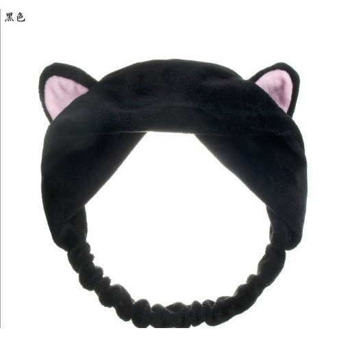 台灣現貨新款韓版 髮帶 貓髮帶 超萌貓咪洗臉 貓耳朵 貓髮箍 貓奴必備 兔耳髮箍-細節圖4