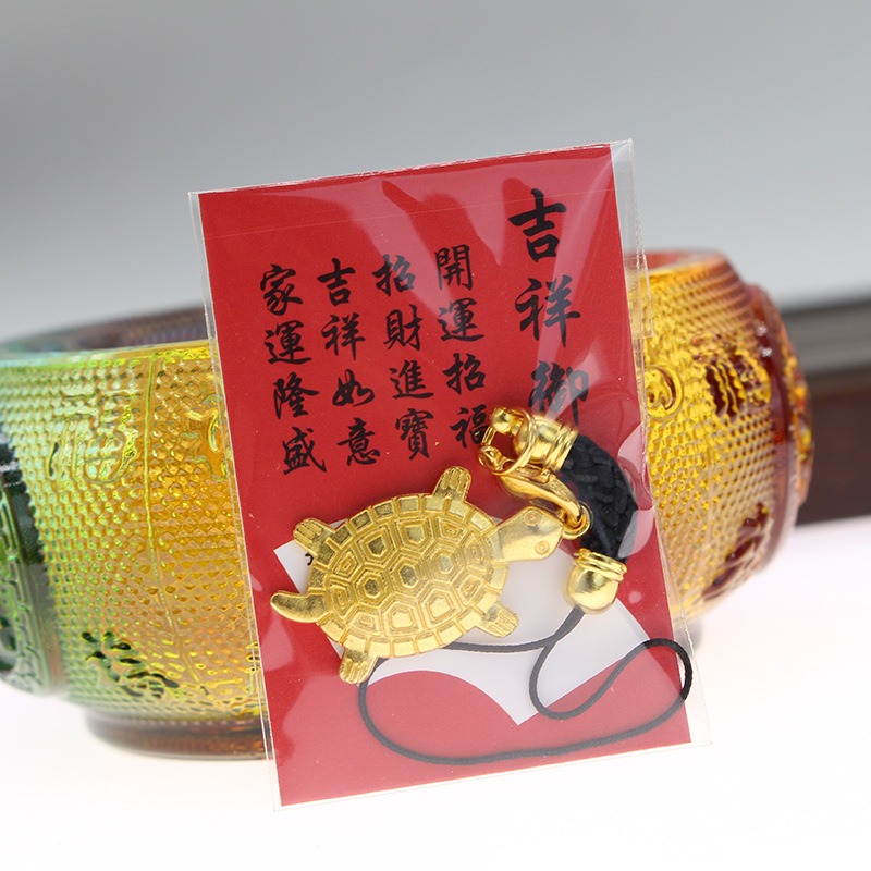 台灣現貨  新款淺草吉祥御守咬錢金龜吊飾 祈福禮品 小金龜御守-規格圖5
