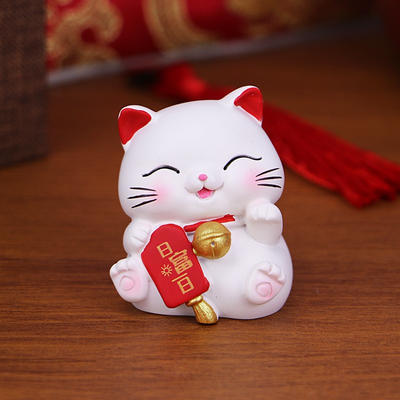 台灣現貨  可愛迷你招財貓擺件 禮品擺飾 送禮招財-細節圖4