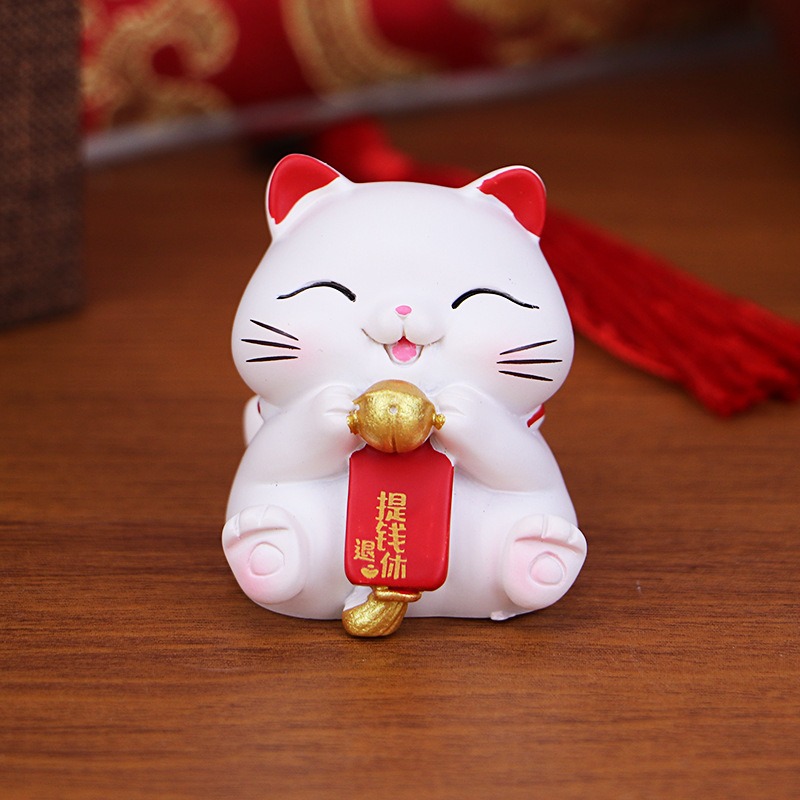 台灣現貨  可愛迷你招財貓擺件 禮品擺飾 送禮招財-細節圖9
