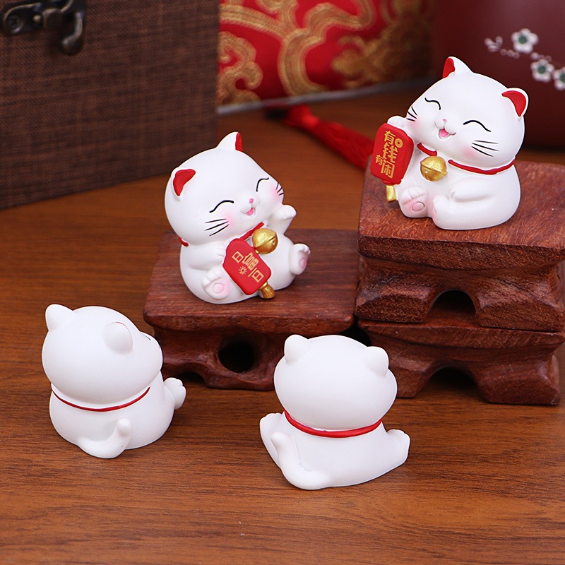 台灣現貨  可愛迷你招財貓擺件 禮品擺飾 送禮招財-細節圖10