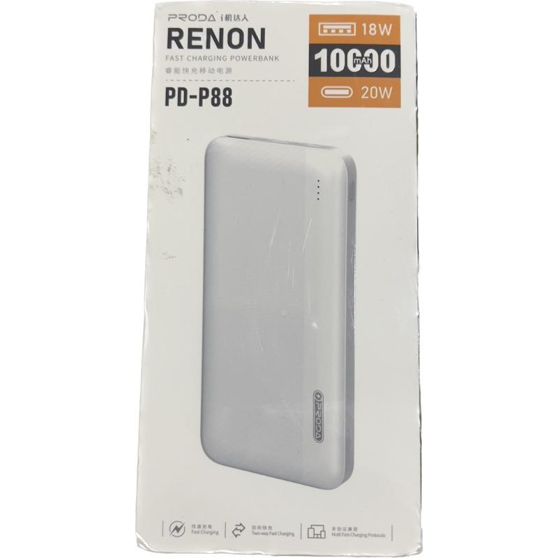 PRODA-i機達人、RENON睿能雙向快充行動電源 10000mAh 便㩦充電寶(PD-P88)雷標 交換禮物-細節圖2