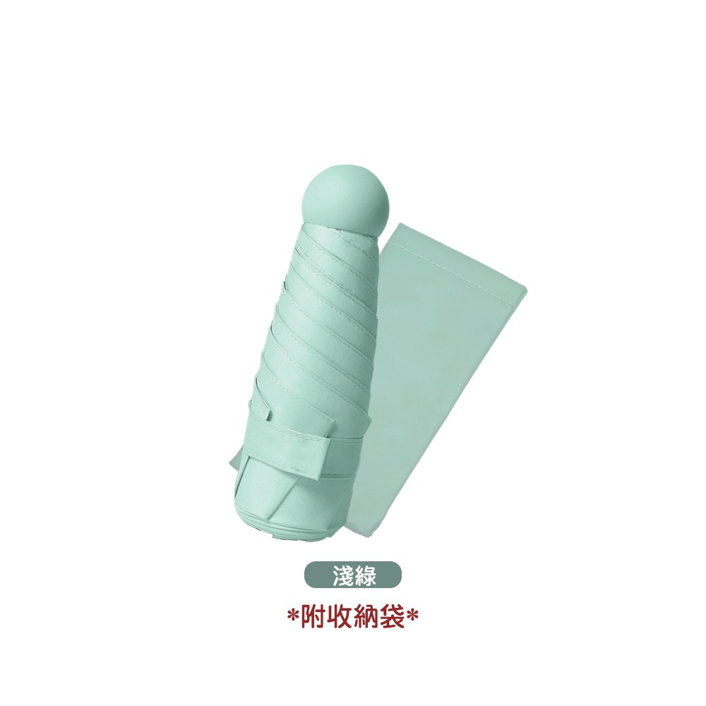 摺疊口袋傘 遮陽傘 口袋傘 迷你傘 輕量傘 晴雨傘 口袋迷你雨傘 雨傘 傘【HW0069】-規格圖7