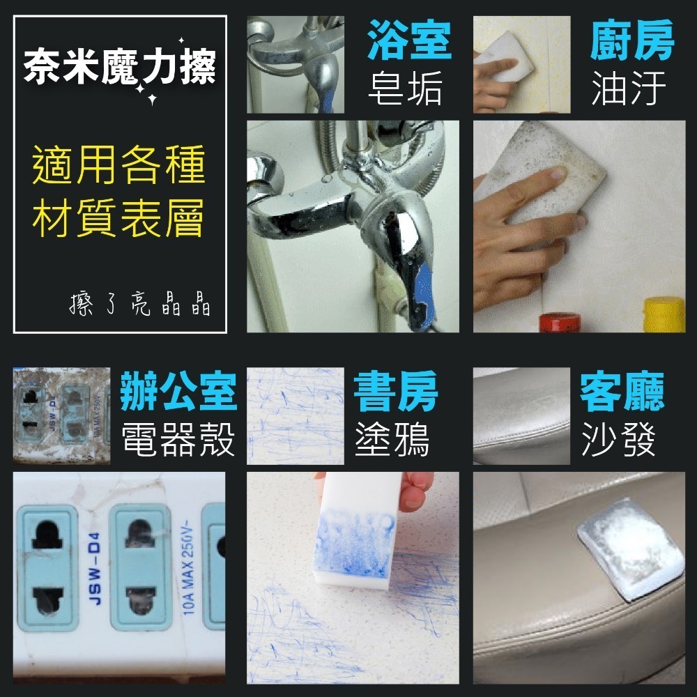 神奇奈米魔力擦 清潔海綿 去污用品 廚房清潔 科技海綿 奈米海綿 魔力擦 海綿 萬能擦 海綿擦【CC0171】-細節圖4
