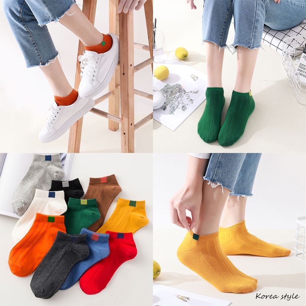 10色韓款 學院風 小短襪 襪子 襪【FS0012】-細節圖8