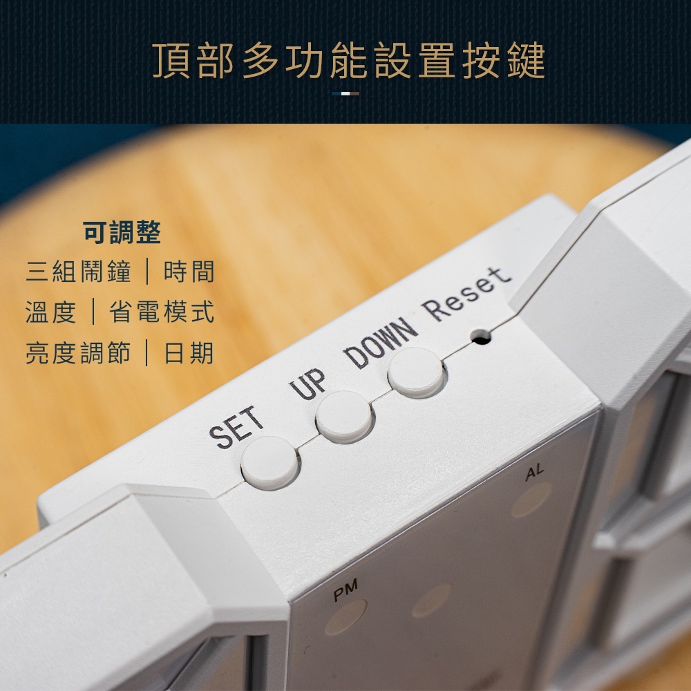 數字時鐘 3D數字時鐘 科技電子鐘 LED數字鐘 立體電子時鐘 時鐘 電子鬧鐘 掛鐘 電子鐘 數字時鐘【DZ0040】-細節圖5