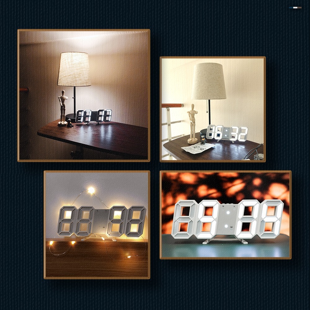 數字時鐘 3D數字時鐘 科技電子鐘 LED數字鐘 立體電子時鐘 時鐘 電子鬧鐘 掛鐘 電子鐘 數字時鐘【DZ0040】-細節圖7