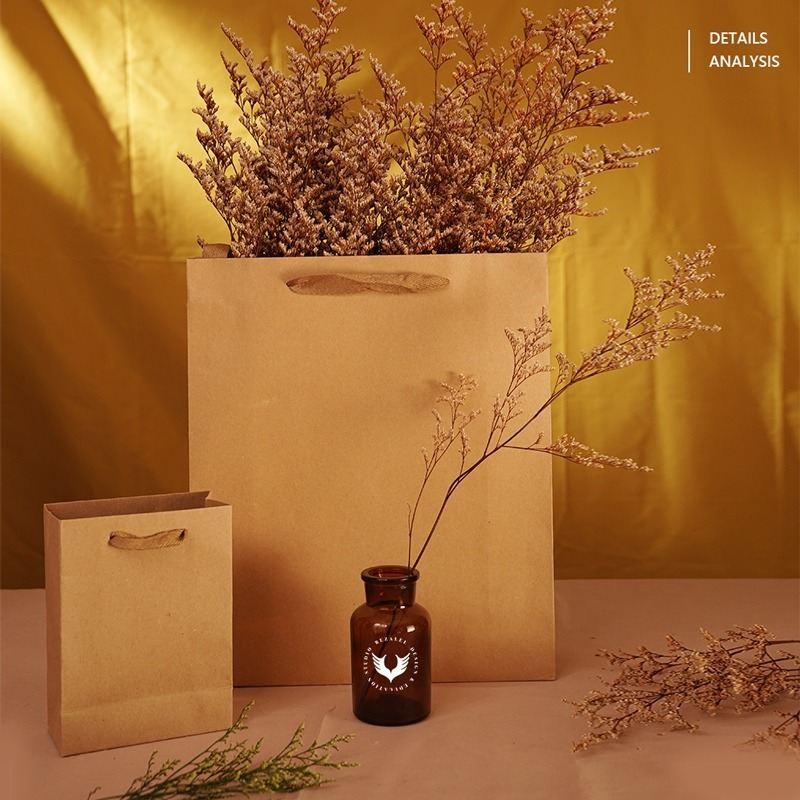 牛皮紙袋 禮品袋 手提袋 包裝袋 禮物袋 袋子 婚禮紙袋 手提 紙袋【SN0214】-細節圖3