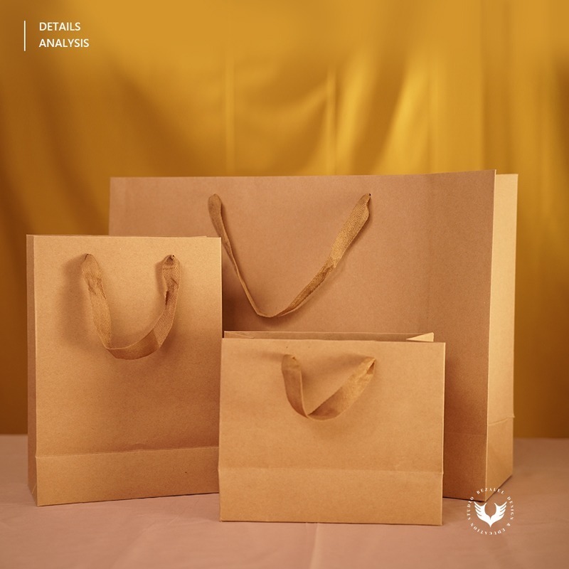 牛皮紙袋 禮品袋 手提袋 包裝袋 禮物袋 袋子 婚禮紙袋 手提 紙袋【SN0214】-細節圖6