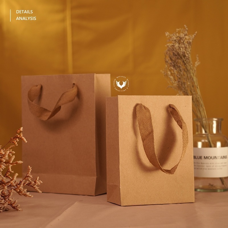 牛皮紙袋 禮品袋 手提袋 包裝袋 禮物袋 袋子 婚禮紙袋 手提 紙袋【SN0214】-細節圖2