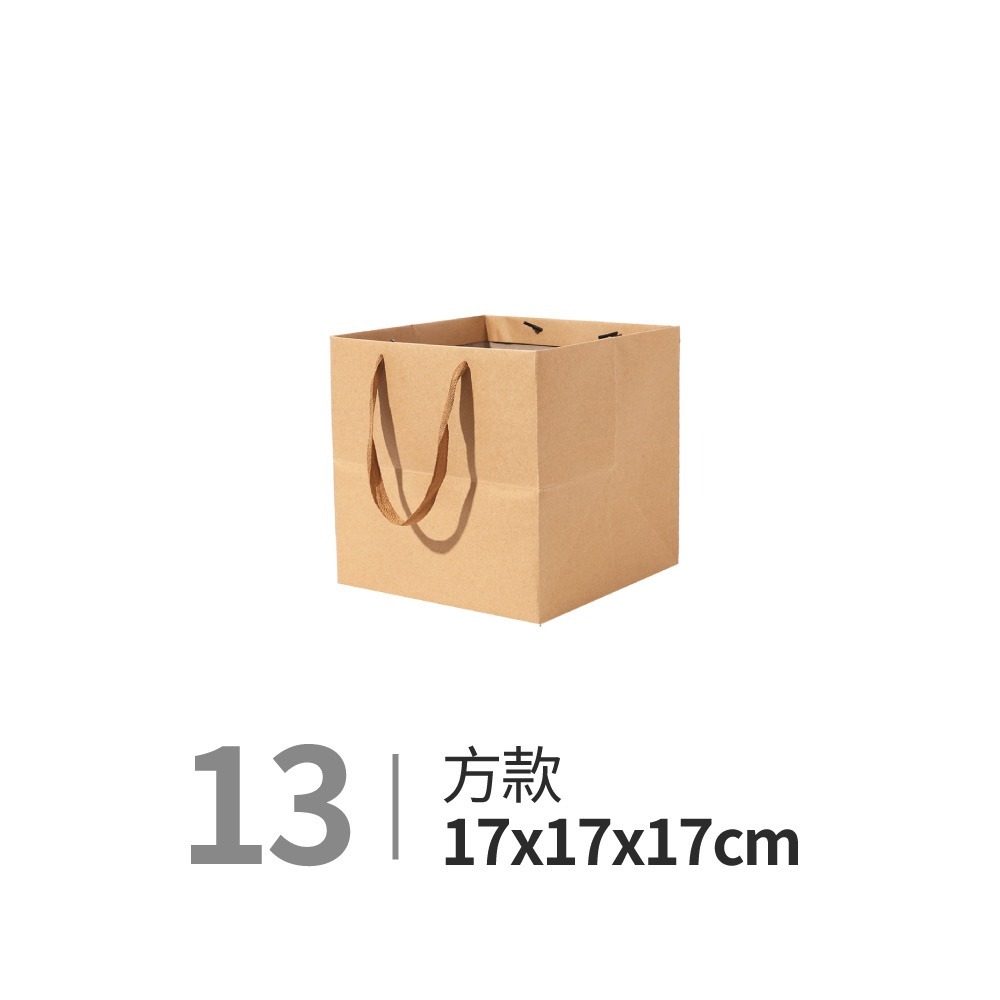 牛皮紙袋 禮品袋 手提袋 包裝袋 禮物袋 袋子 婚禮紙袋 手提 紙袋【SN0214】-規格圖8