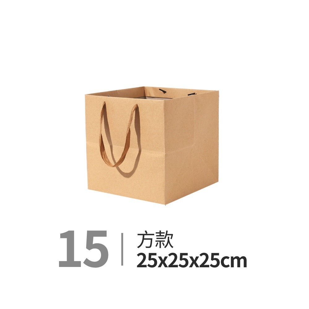 牛皮紙袋 禮品袋 手提袋 包裝袋 禮物袋 袋子 婚禮紙袋 手提 紙袋【SN0214】-規格圖8