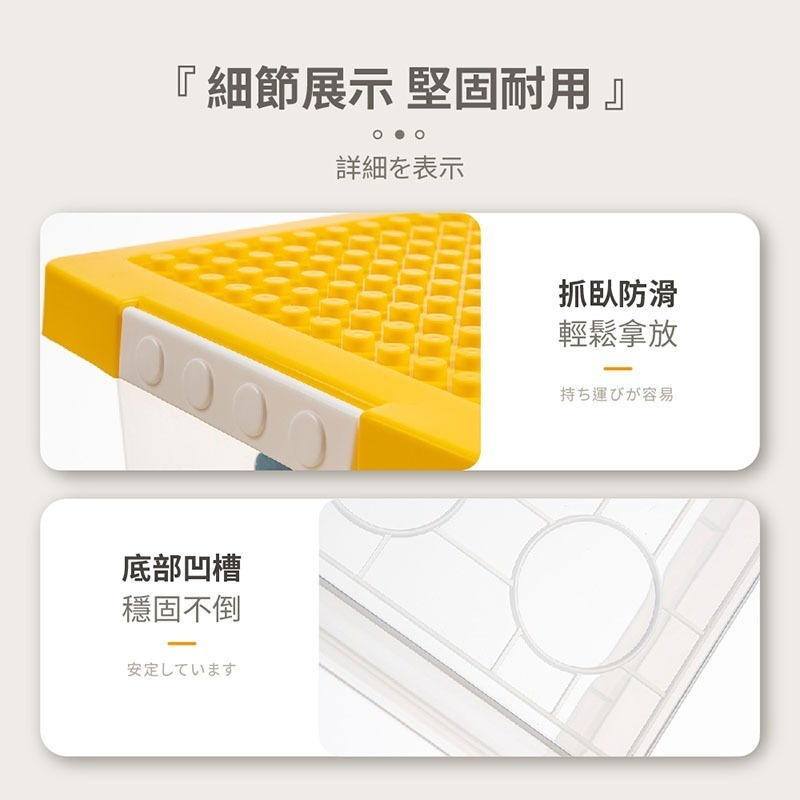 玩具收納箱 收納箱 收納盒 附蓋收納 玩具收納盒 積木收納箱 積木收納箱 居家收納 整理分類 收納用品【SN0369】-細節圖5