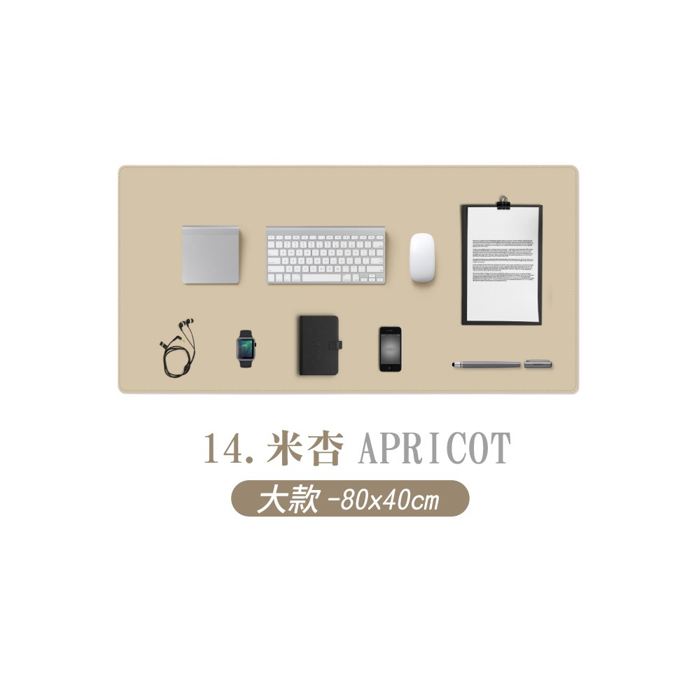 皮革滑鼠墊 滑鼠墊 防滑 電腦桌墊 辦公桌墊 餐墊 辦公桌墊防水桌墊 書桌墊 皮革桌墊【3C0060】-規格圖6