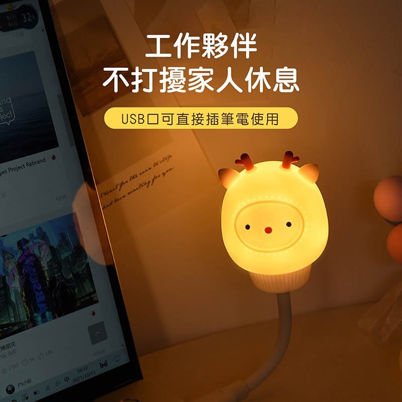 USB直插小夜燈  USB可愛小夜燈 USB 床頭燈 禮物 小夜燈 走廊燈 插電小夜燈 可愛小夜燈【DZ0150】-細節圖7