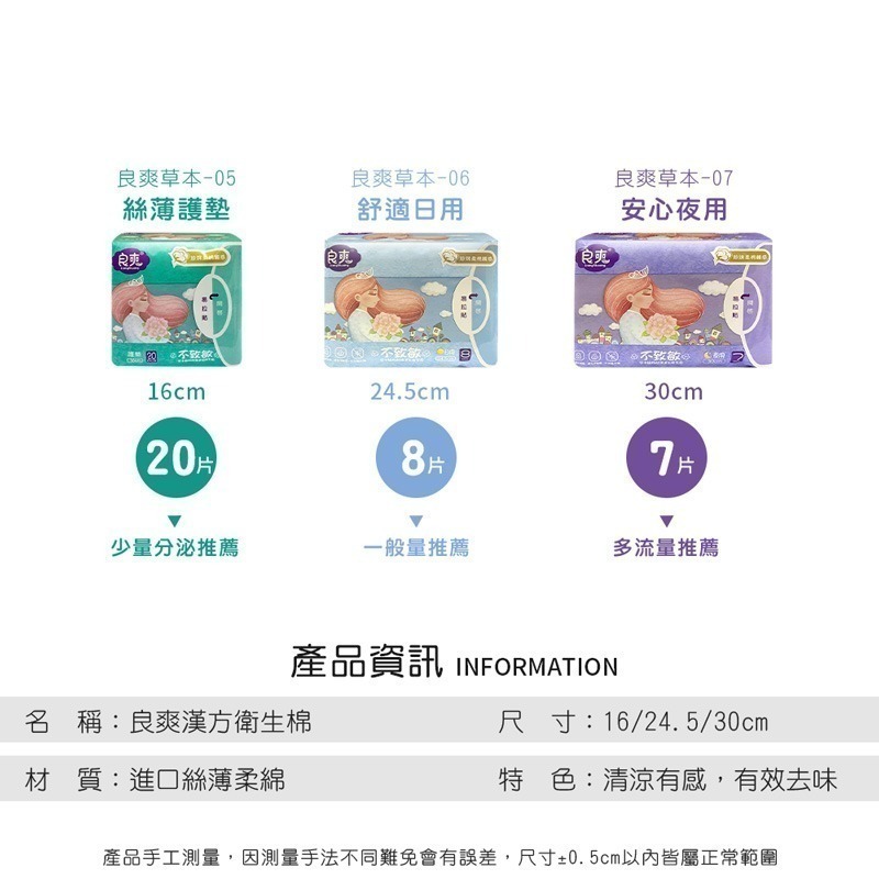 超透氣衛生棉 良爽官方授權衛生棉 網路爆紅衛生棉 護墊 日用衛生棉 夜用衛生棉 加長 衛生棉 漢方【WS0022】-細節圖10