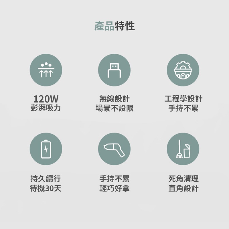 USB充電車用吸塵器 車用吸塵器  手持式 迷你寵物毛髮吸塵器 車家兩用 吸塵器塵器【DZ0094】-細節圖4