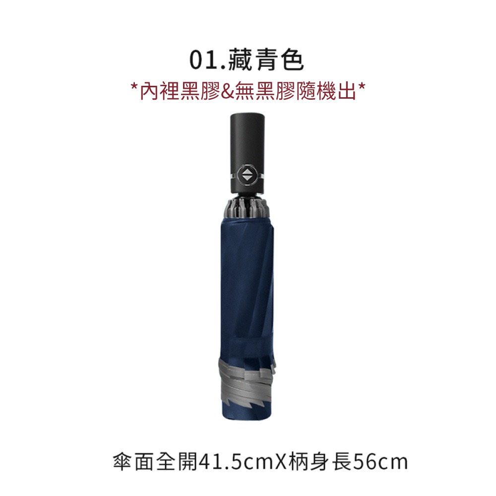 反光反向自動傘 十骨雨傘 自動傘  反向傘 自動傘 反光邊條 夜間安全傘 雨傘 防水雨傘 外出必備傘【HW0029】-規格圖10