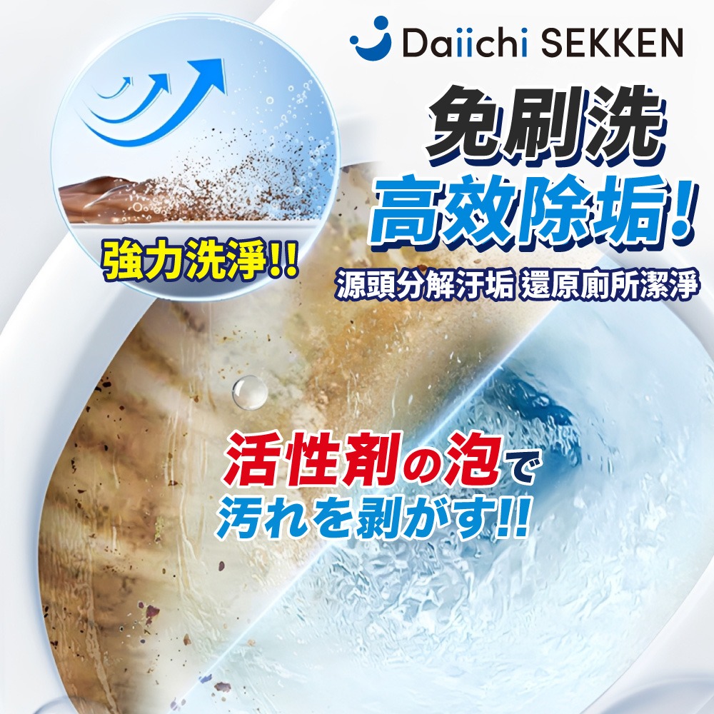 日本第一石鹼 馬桶清潔劑 500ml 日牌 強效 馬桶用 清潔劑 第一石鹼 廁所清潔【WY0112】-細節圖3
