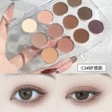 透明12色眼影盤 12色眼影盤 珠光眼影盤 啞光 奶茶色 大地色 學生眼影 爆款 眼影盤 多色眼影盤【MZ0226】-規格圖6