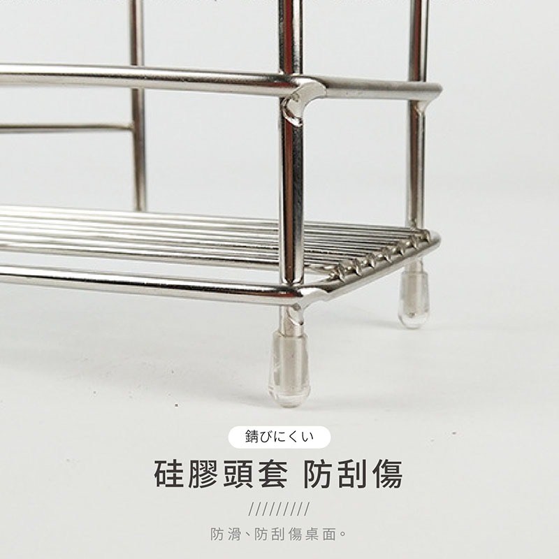 不鏽鋼牙刷架 牙刷架 浴室收納架 浴室置物架 置物架 不鏽鋼置物架 分隔牙刷架 牙刷置物架 收納用品【WY0174】-細節圖5