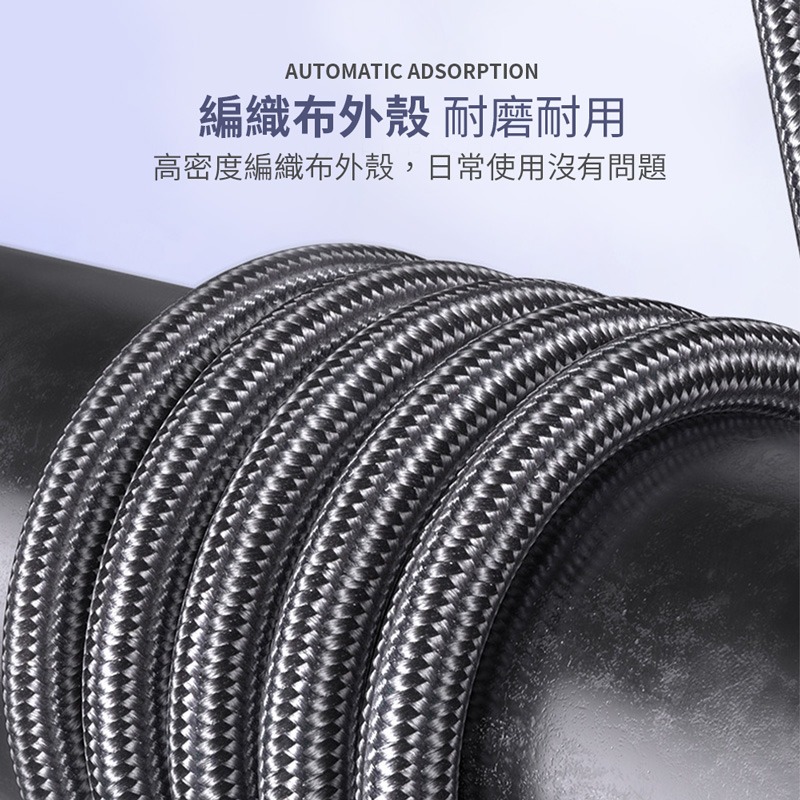 540度磁吸充電線 閃快充磁吸充電線 快充線 磁吸線 支援多種型號手機平板【DZ0105】-細節圖8