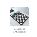01.灰白格-矽藻泥軟墊