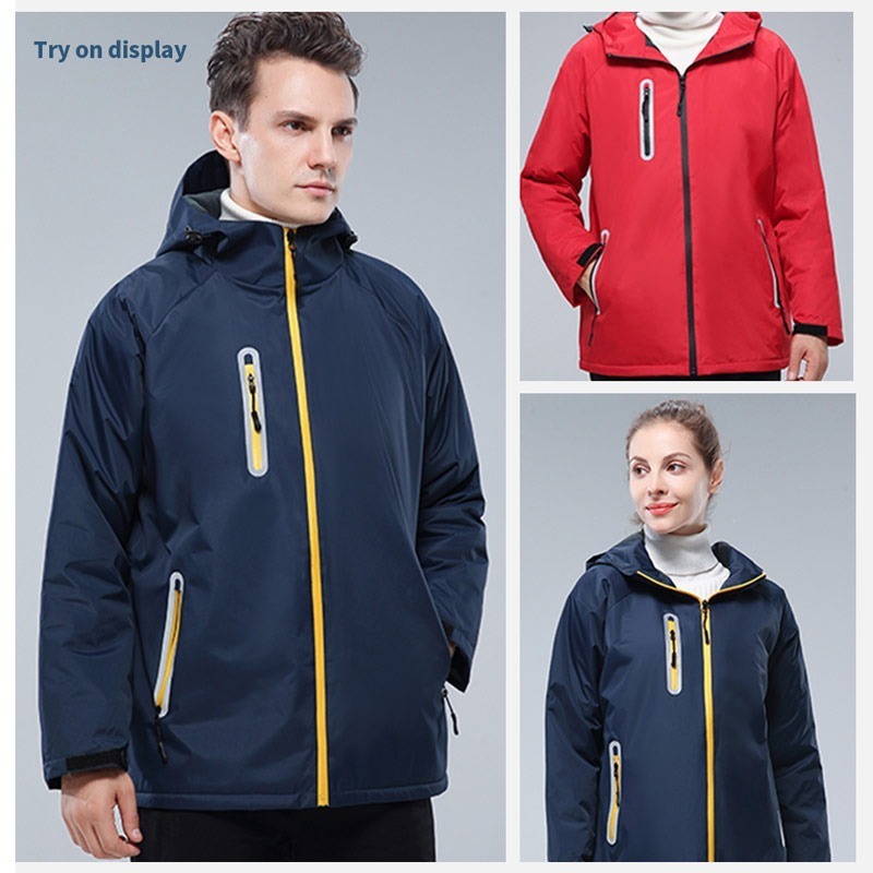 防風保暖風衣外套 防風外套 風衣外套 內裡毛絨 連帽外套 登山外套 騎車外套【FS0061】-細節圖8