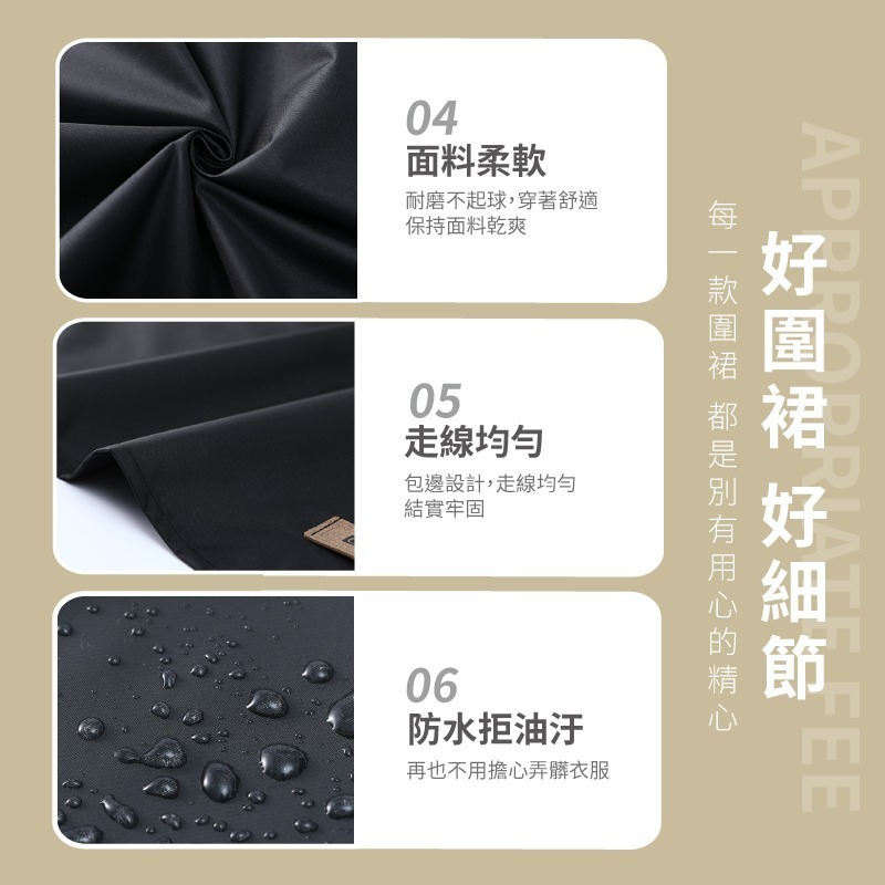 工業風圍裙 工作圍裙 防水圍裙 圍裙工作服 煮飯圍裙 牛仔圍裙 工裝圍裙 咖啡圍裙CC0359 CC0477-細節圖4