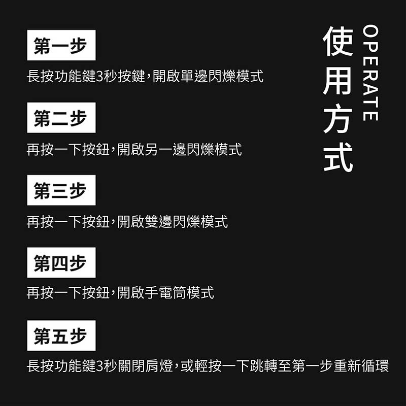 肩夾警示燈 腰燈 夜間警示燈 警用肩燈 警示燈 爆閃LED肩夾肩燈 爆閃燈 肩夾警示燈 爆閃肩燈【DZ0129】-細節圖6